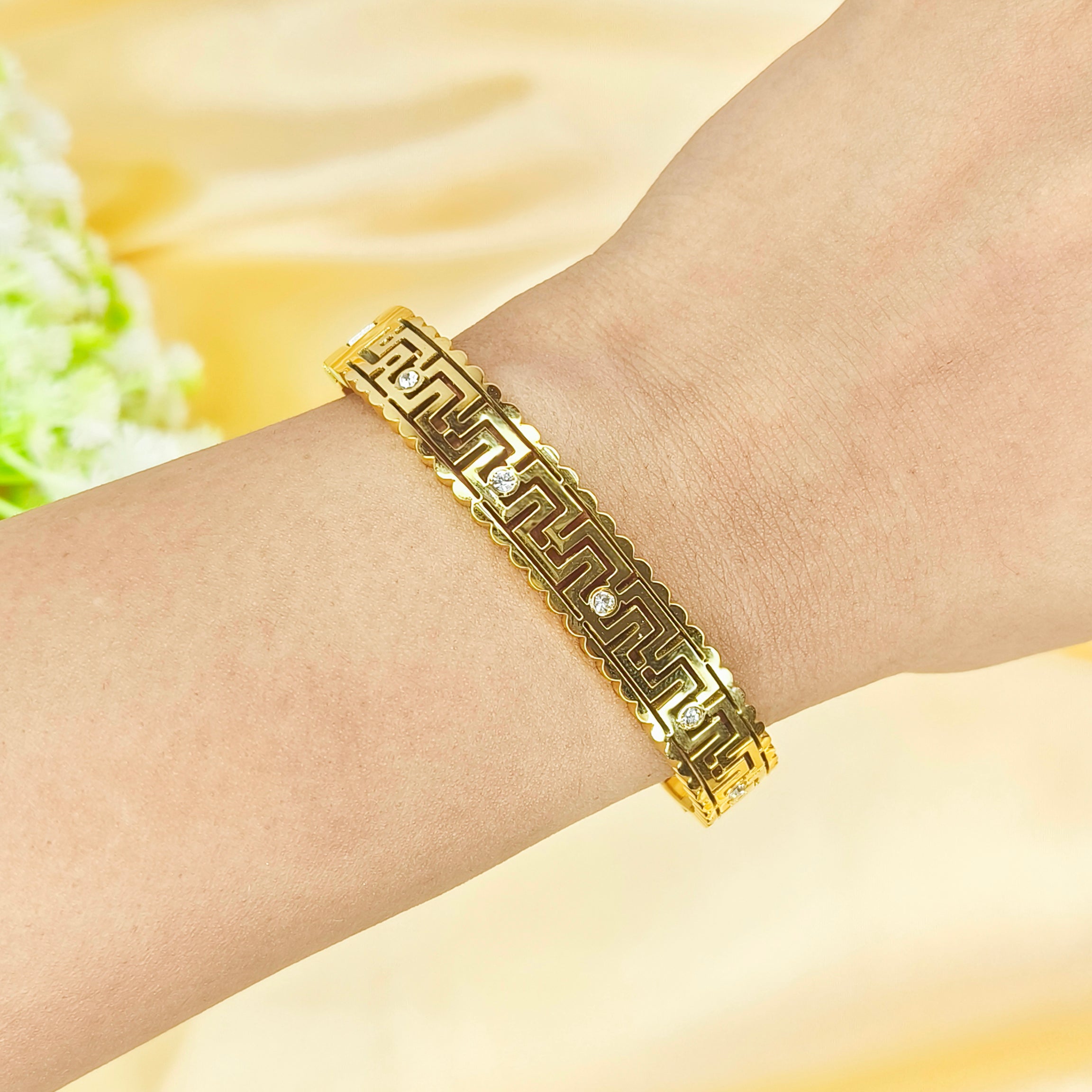 Aurelia Greek Key Bracelet