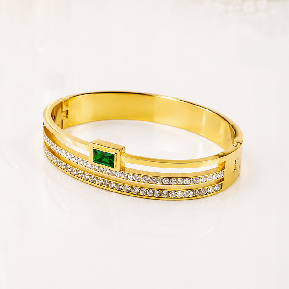 Emerald Royale Crystal Bracelet