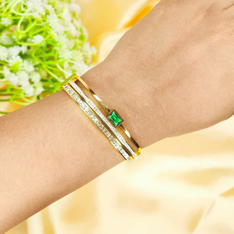 Emerald Royale Crystal Bracelet