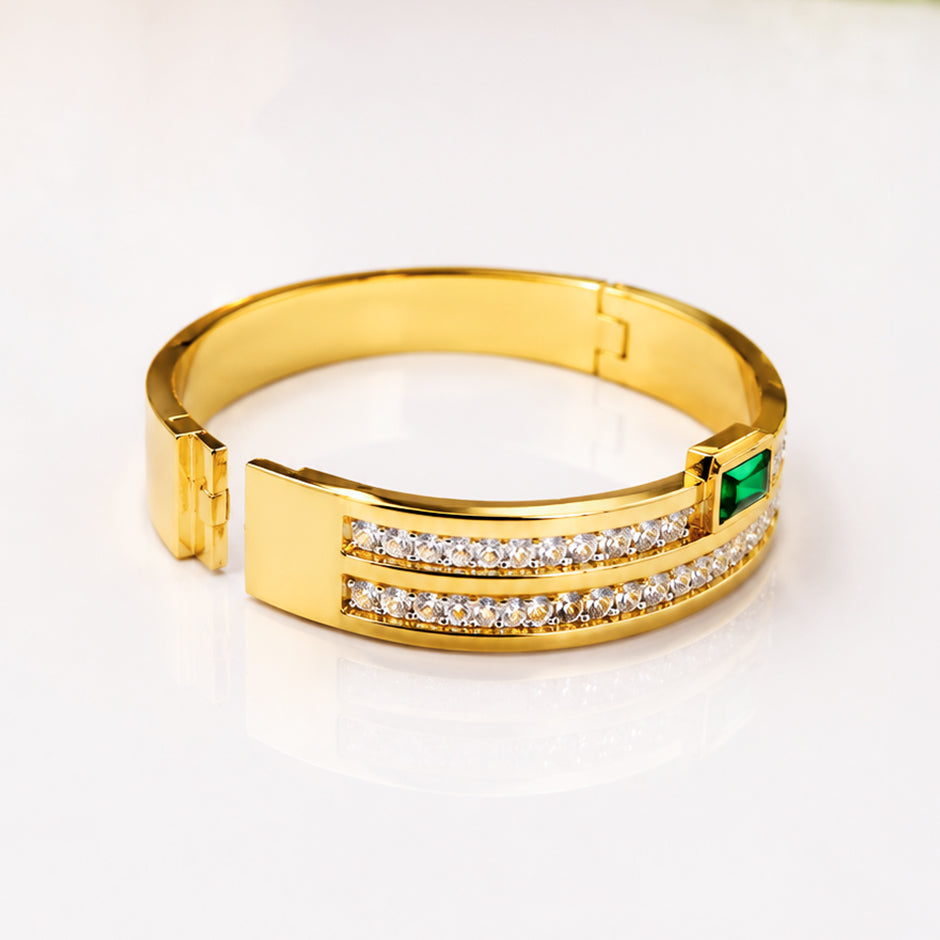 Emerald Royale Crystal Bracelet