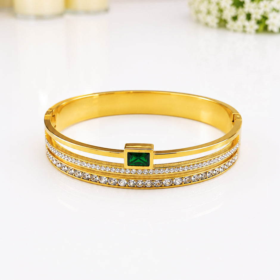 Emerald Royale Crystal Bracelet