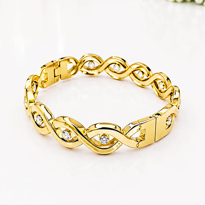 Golden Infinity Link Bracelet