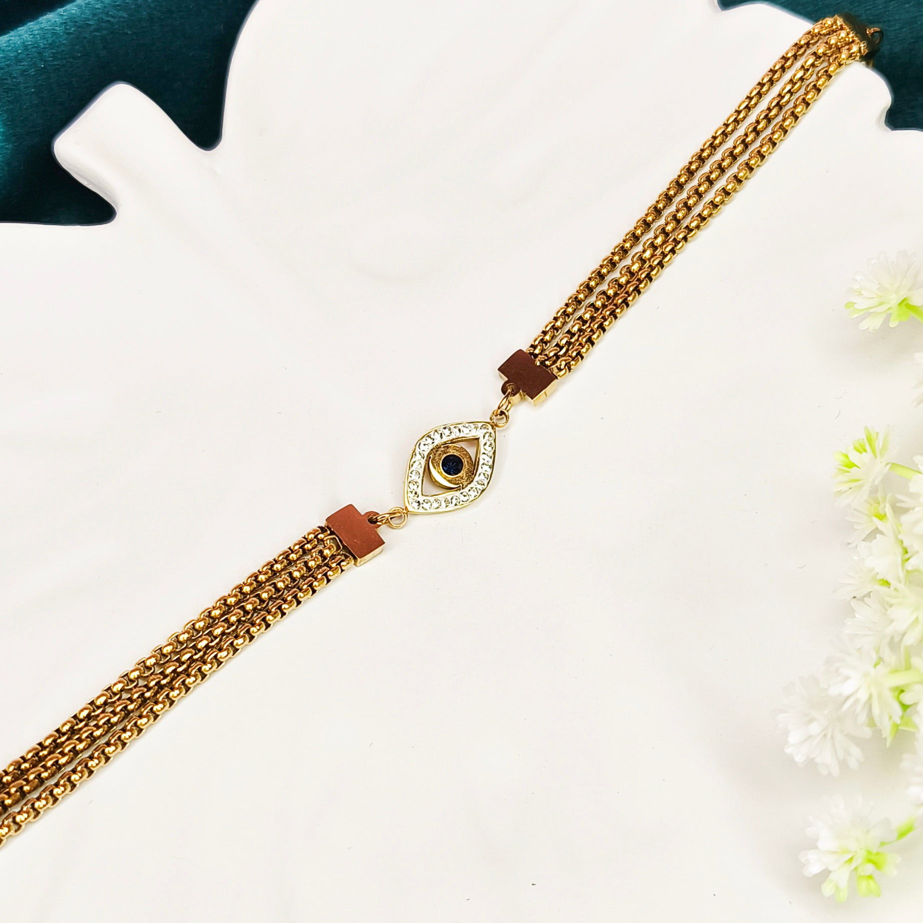 Evil Eye Luxe Chain Bracelet