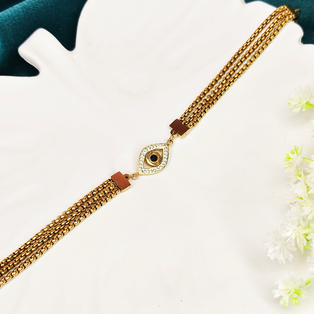 Evil Eye Luxe Chain Bracelet