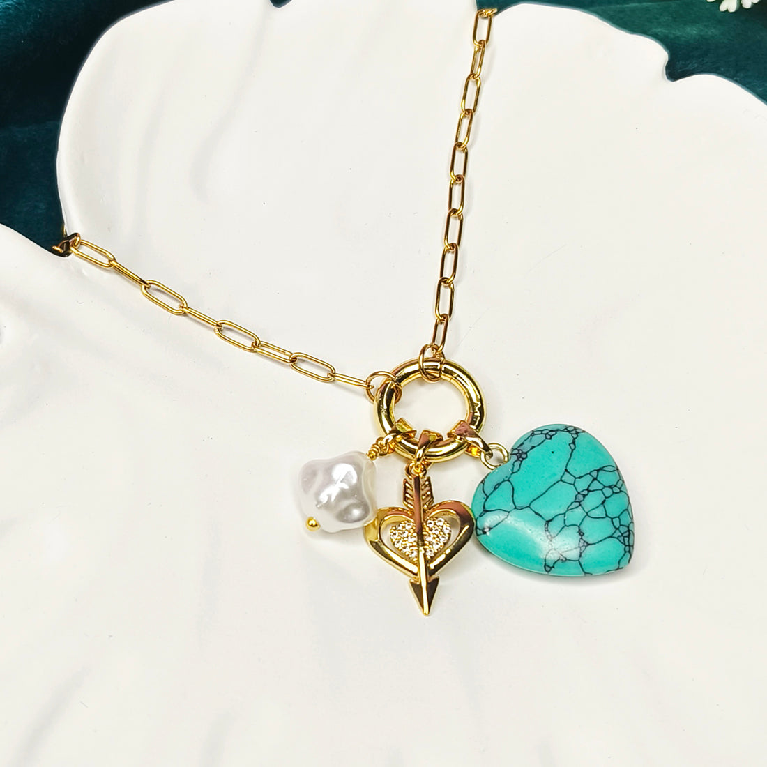 Love Arrow Charm Necklace
