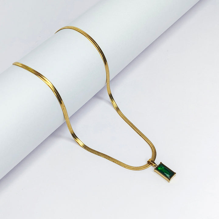 Emerald Edge Necklace