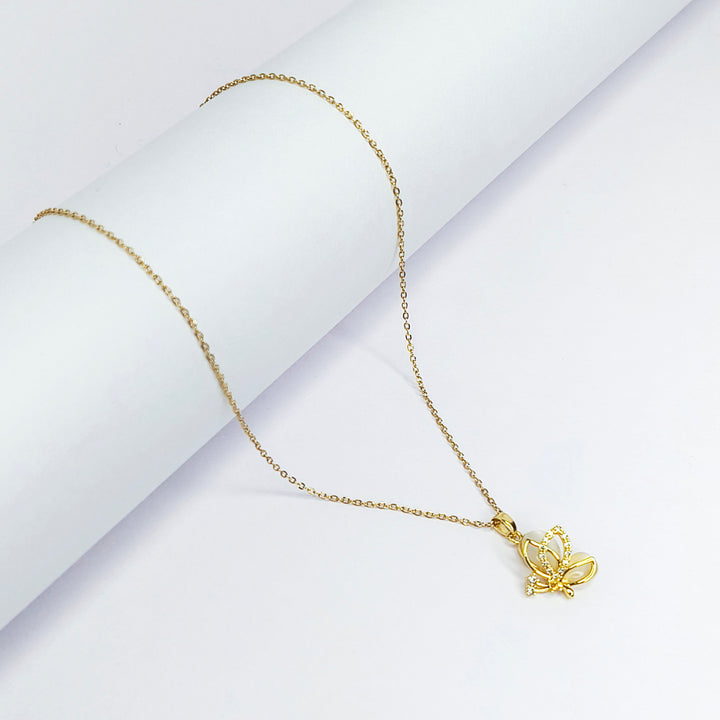 Sparkling Butterfly Pendant Necklace