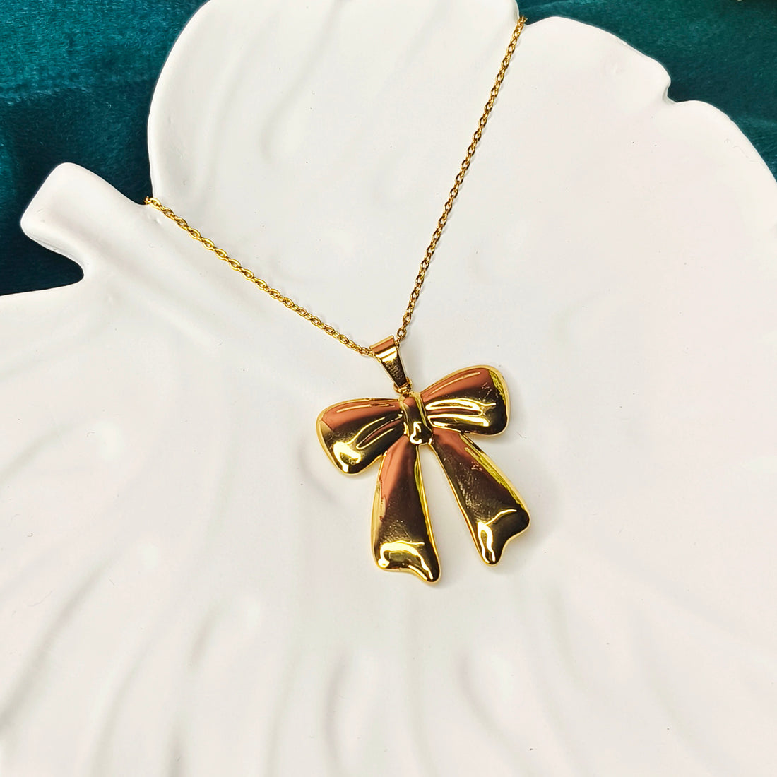 Timeless Bow Charm Necklace