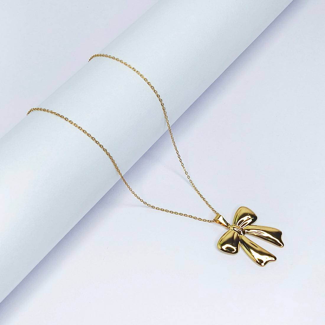 Timeless Bow Charm Necklace