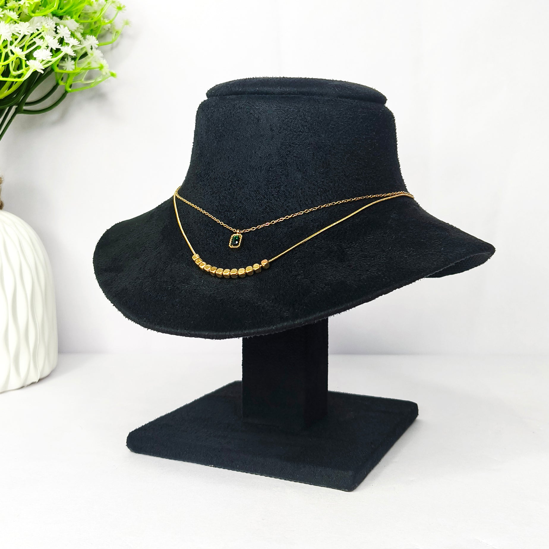 Emerald Luxe Layered Necklace