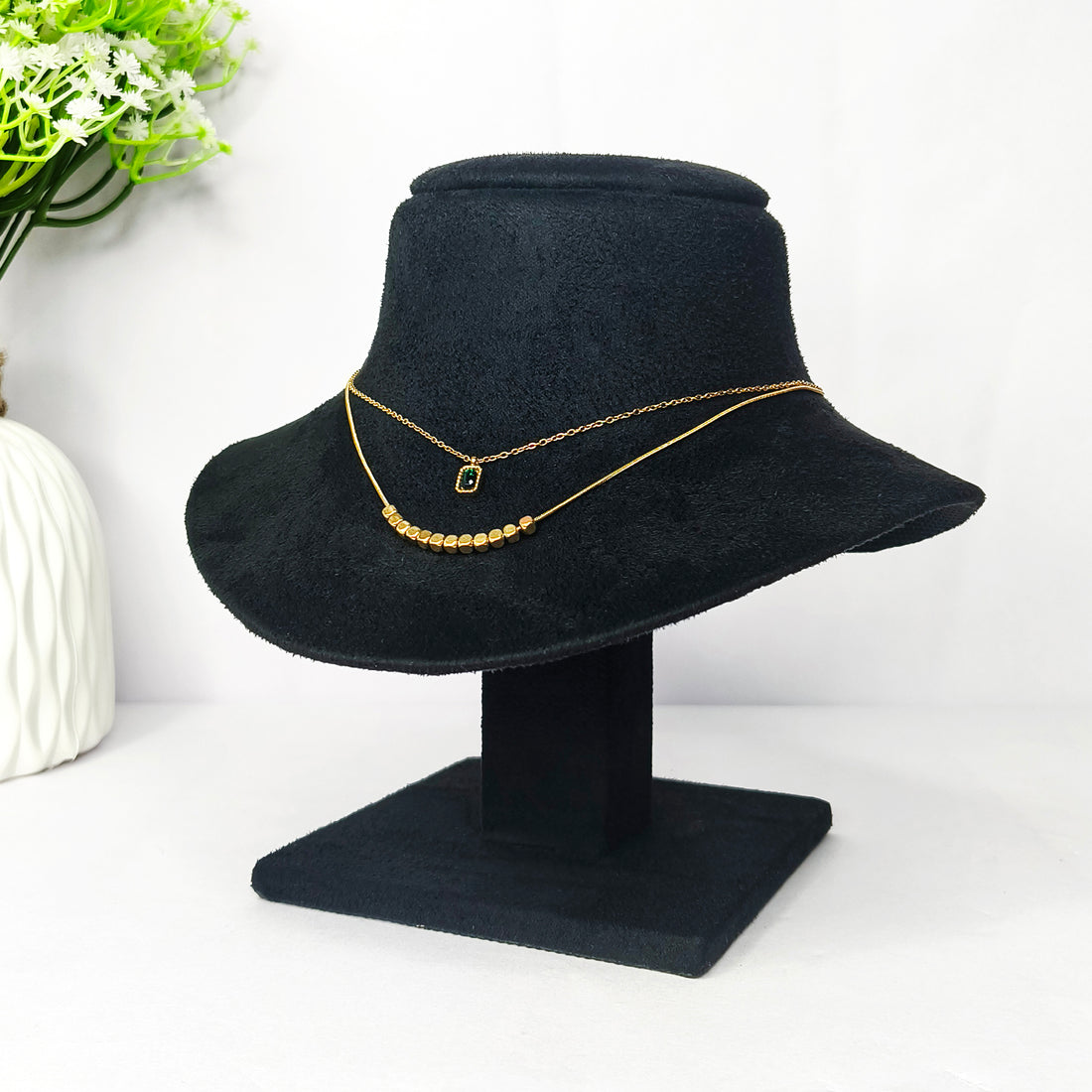 Emerald Luxe Layered Necklace