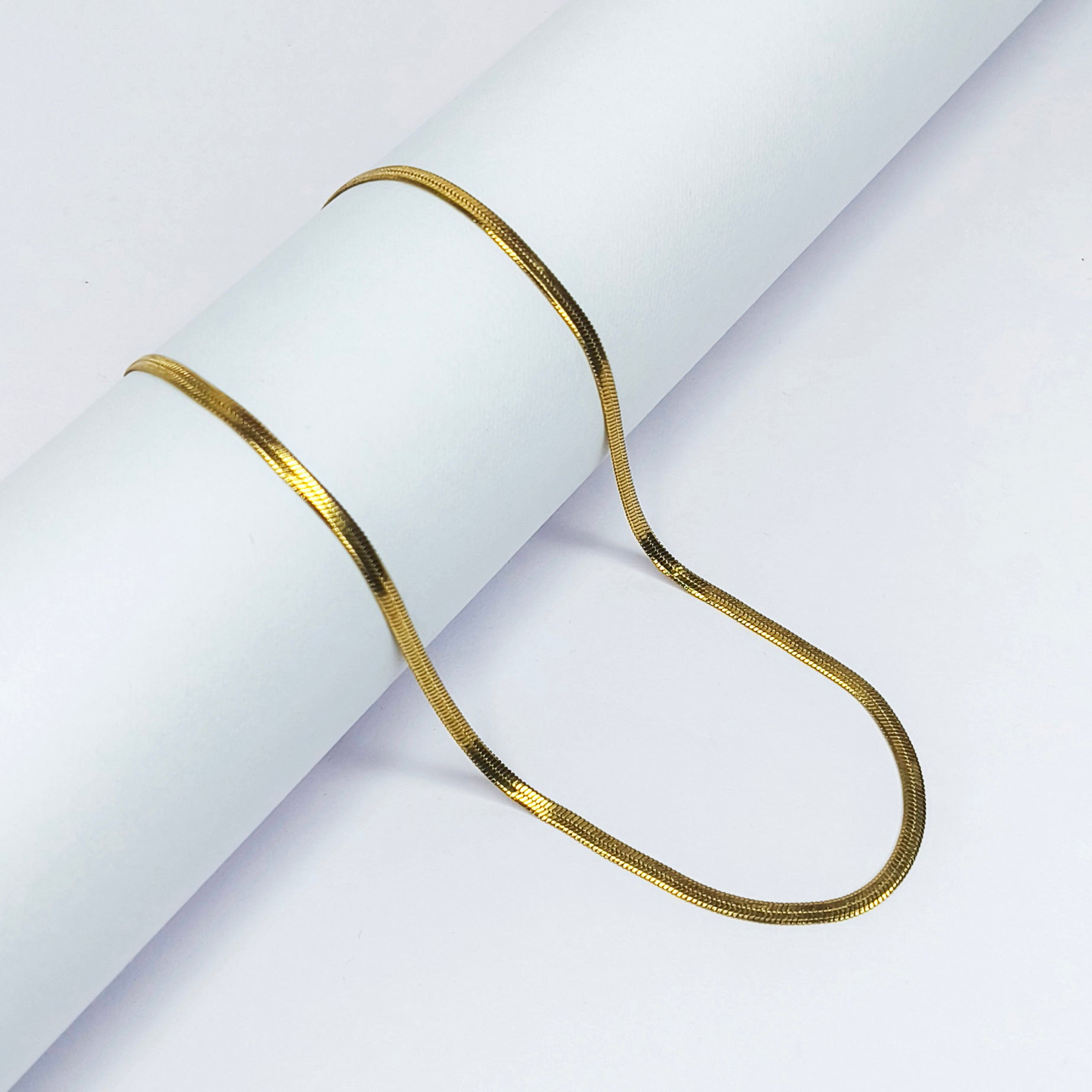 Golden Luxe Snake Chain Necklace