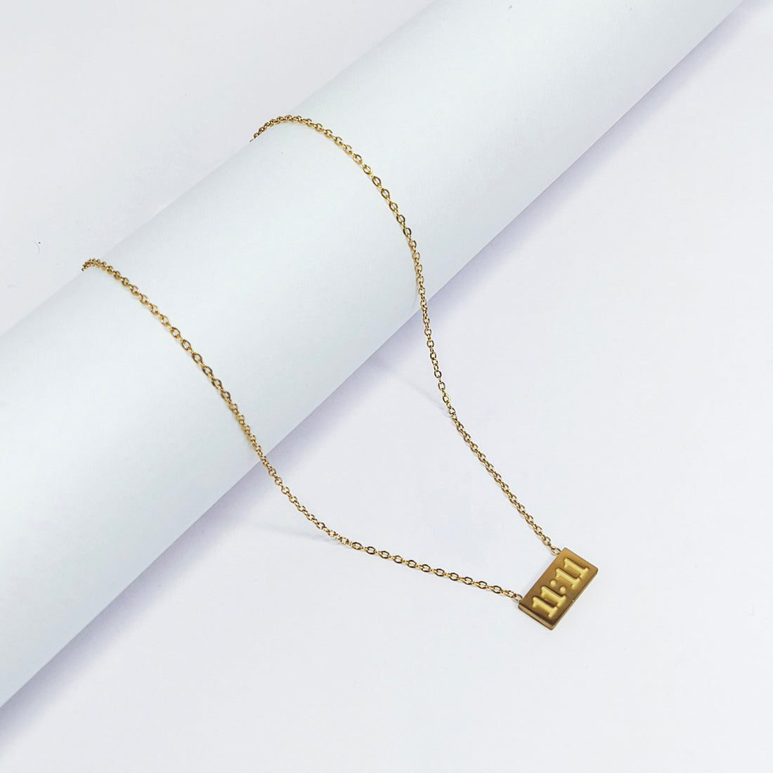 11:11 Manifestation Bar Necklace
