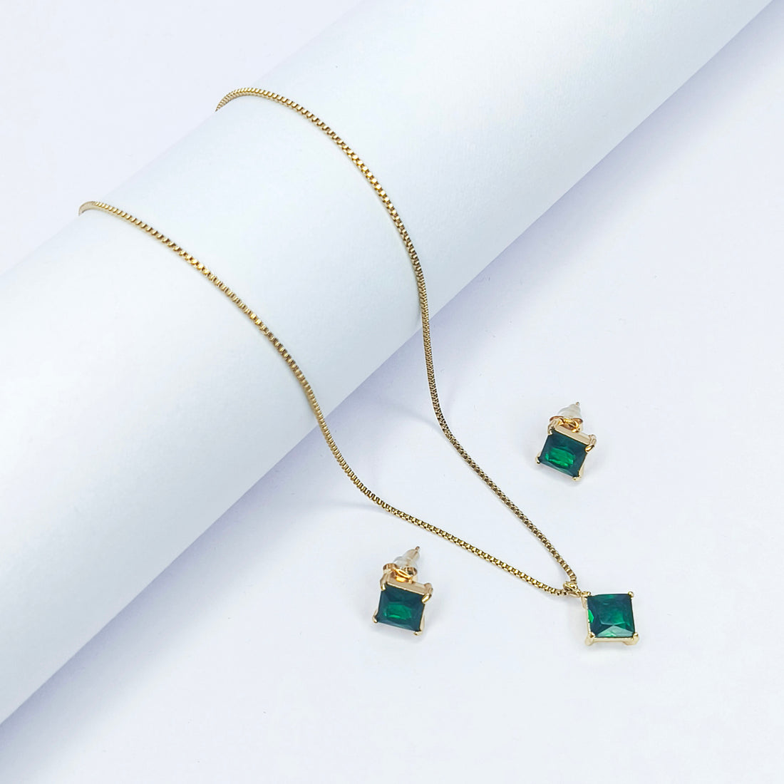 Emerald Royale Necklace Set