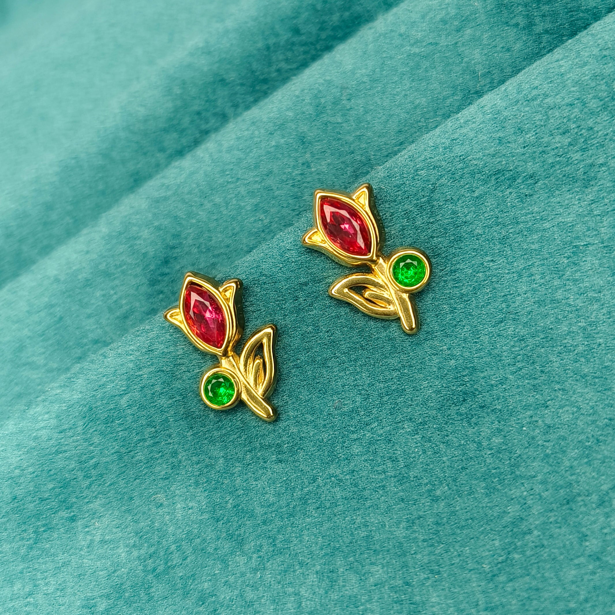 Jewel Tulip Botanical Studs