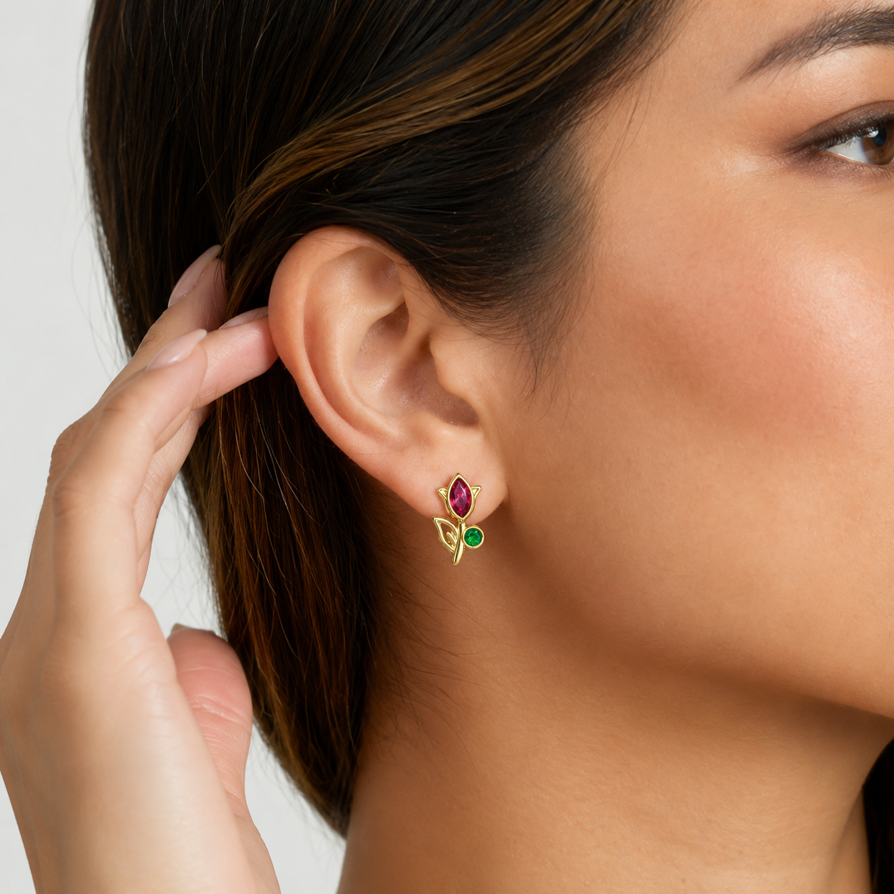 Jewel Tulip Botanical Studs
