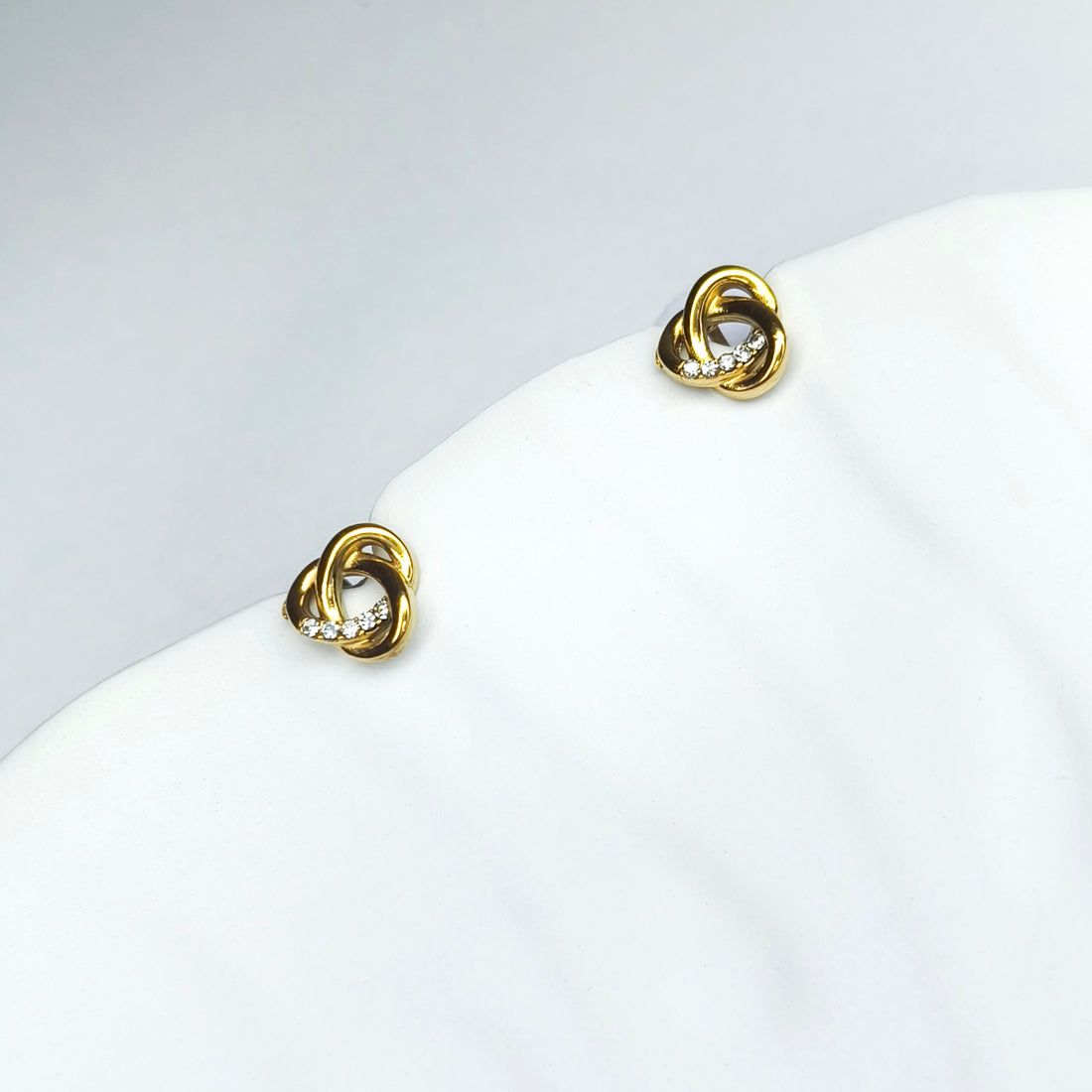 Eternal Loop Crystal Studs