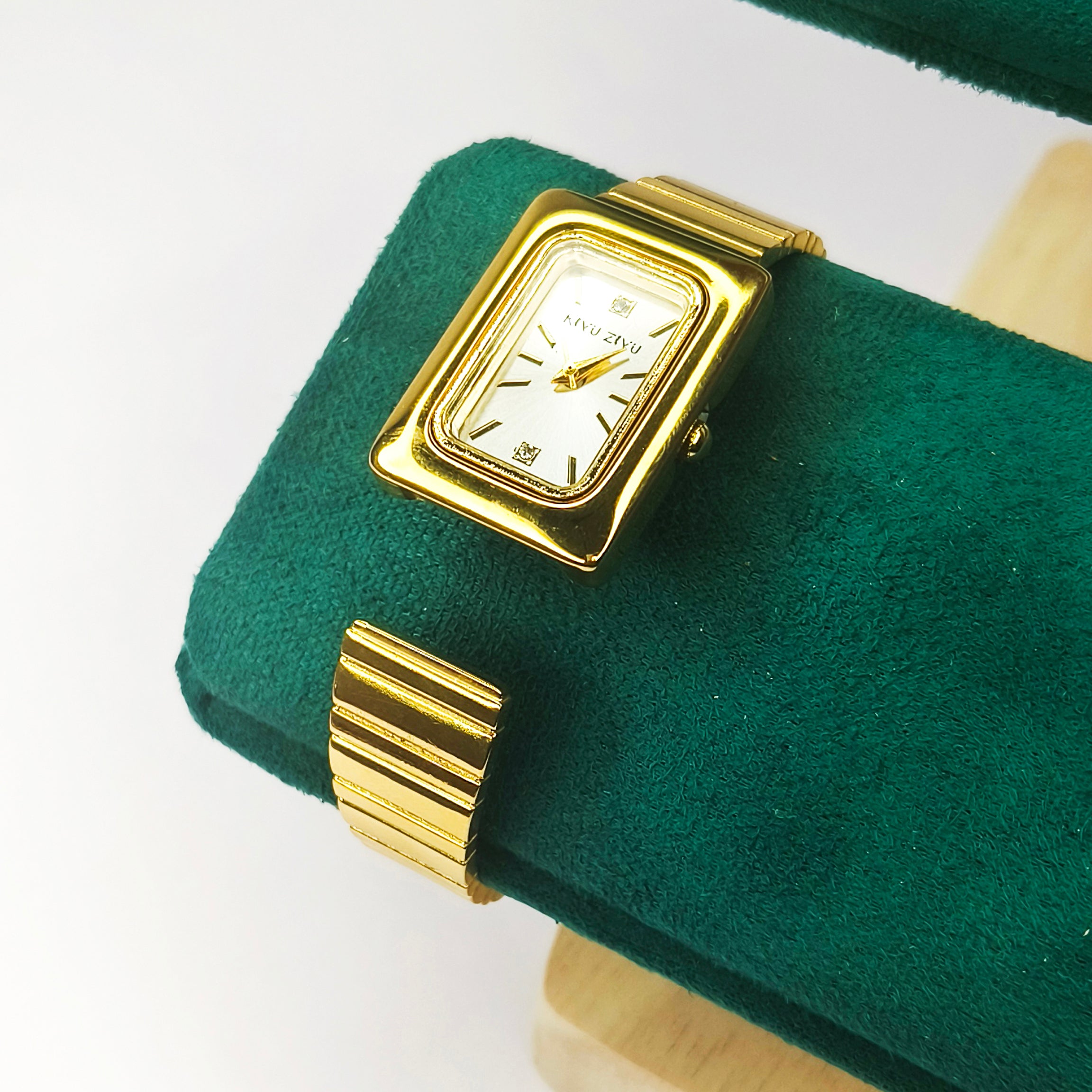 Golden Muse Square Dial Bracelet Watch