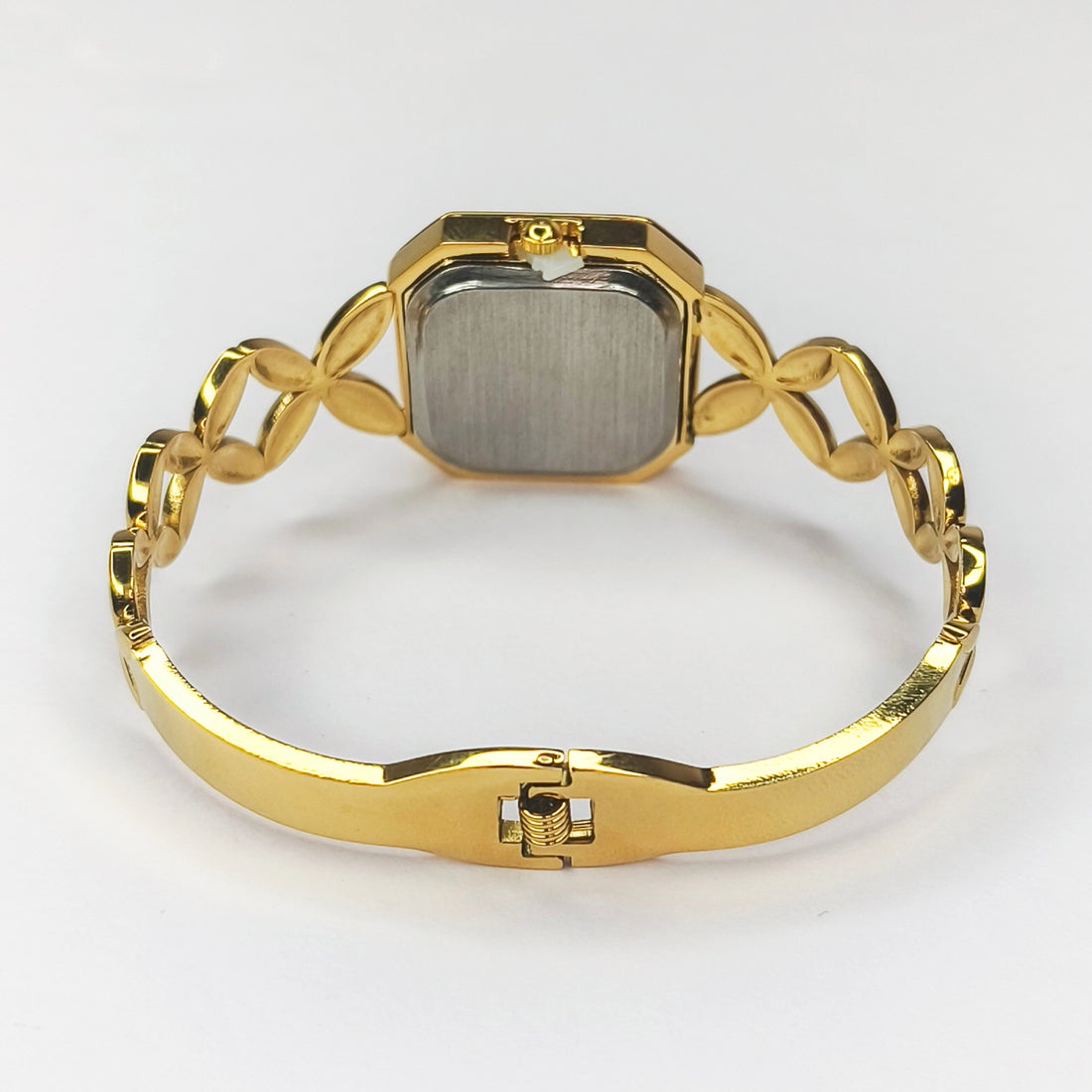 Emerald Petal Gold Bracelet Watch
